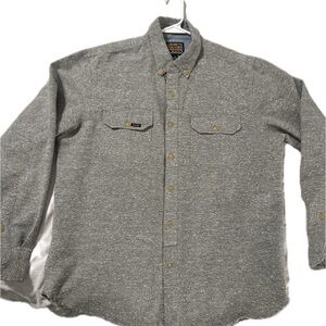 Volcom Men's Gray Casual Button-Down Shirt